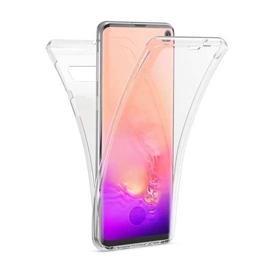 Funda de Silicona 360º para Samsung Galaxy S10 Plus Transparente